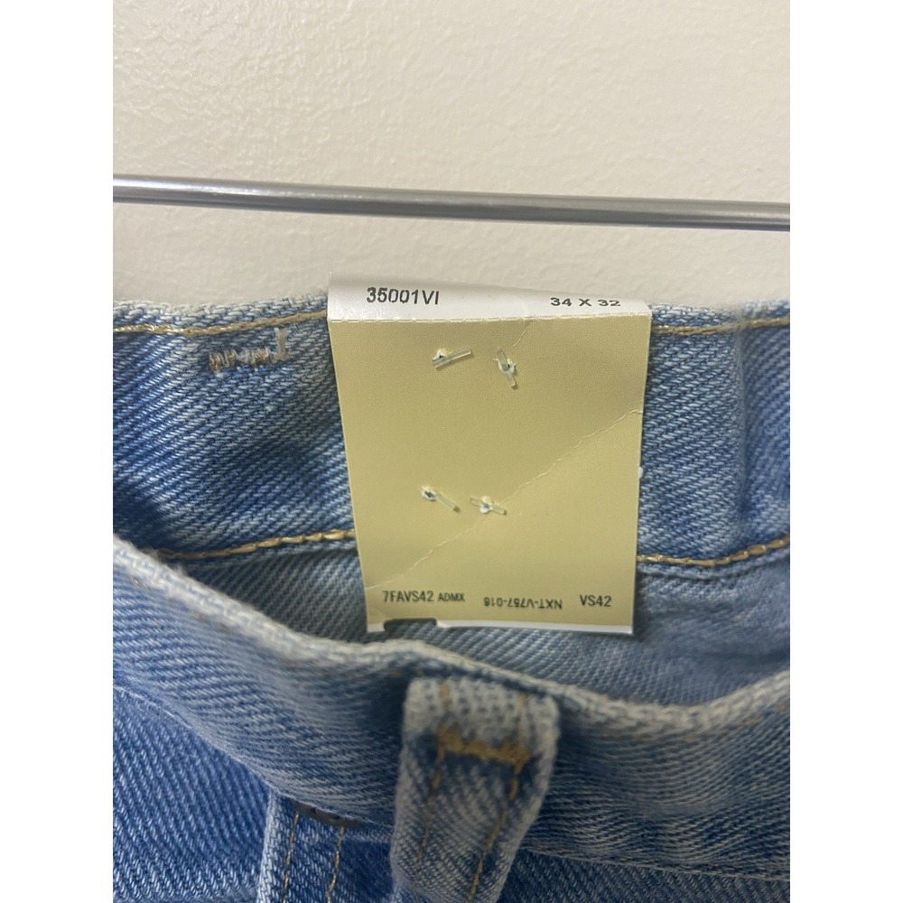 New Wrangler Jeans Mens 34x32 Blue‎ Rugged Wear Relaxed Fit 100% Cotton 35001VI - Picture 5 of 8